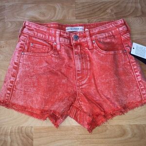 NWT Guess Shorts, Cut-Off, Coral , Size 24W